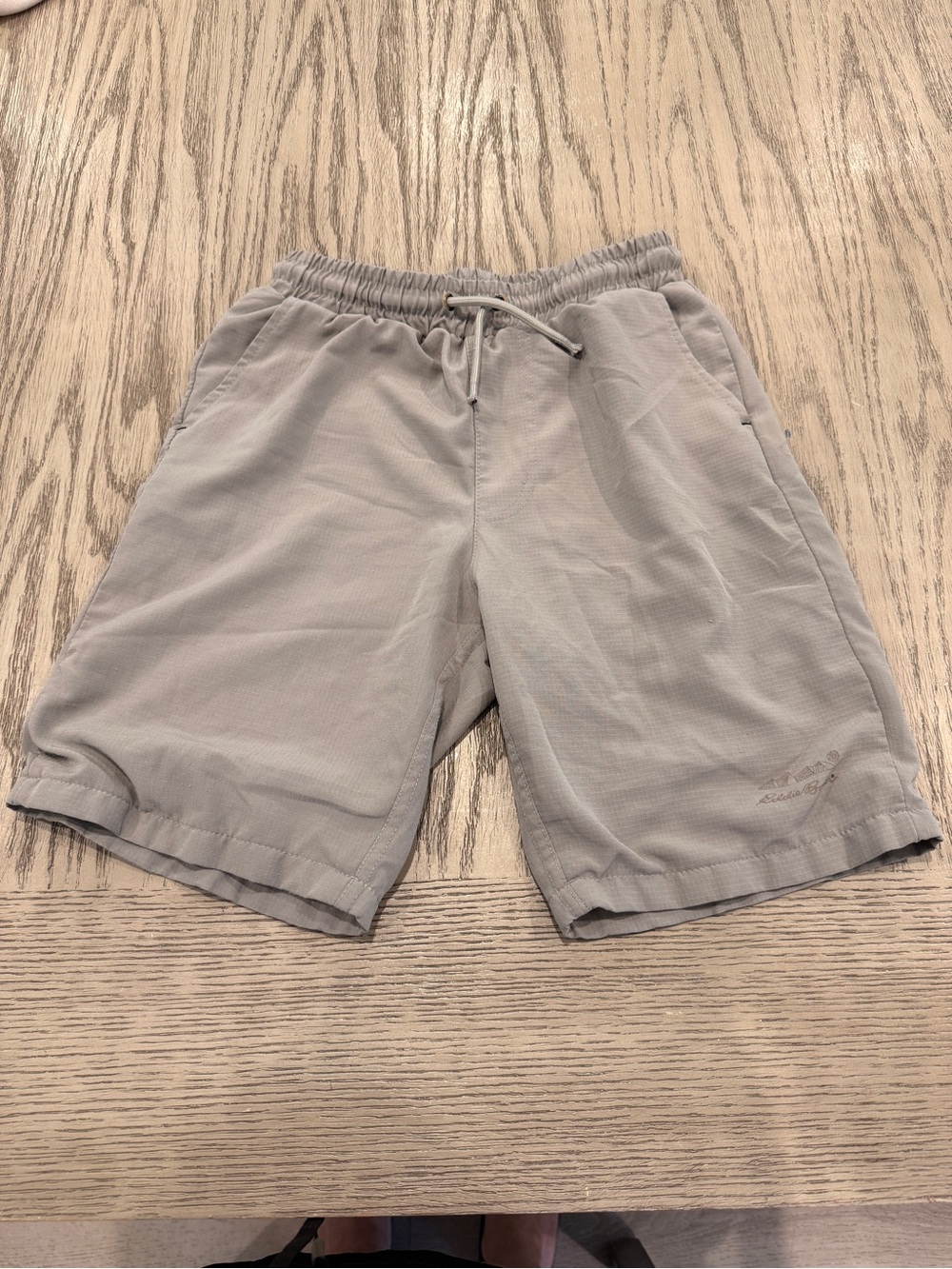 Eddie Bauer Boys Outdoor Performance Shorts Size S 7/8 Gray